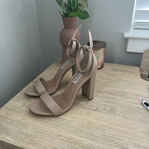 Steve Madden Nude Leather Heels